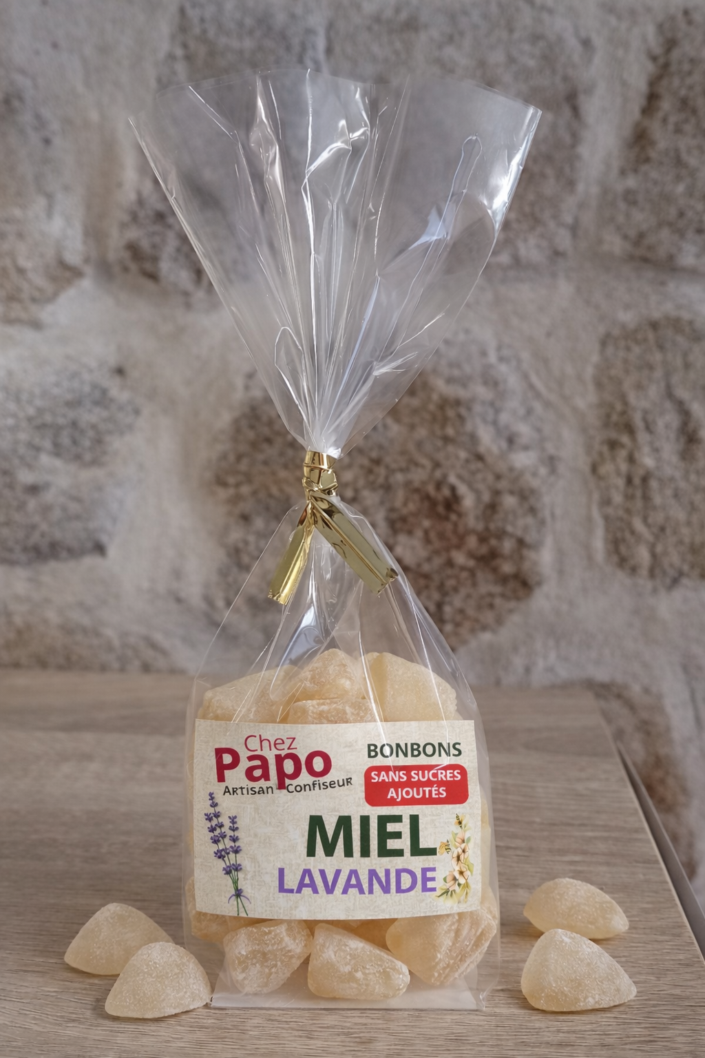 BERLINGOT AU MIEL LAVANDE - SANS SUCRE AJOUTÉ